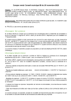Compte rendu Conseil municipal 05 du 20 novembre 2025